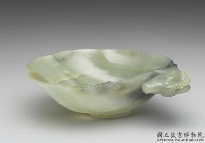 图片[3]-Jade half gourd cup with ram’s head, Muslim border regions-China Archive